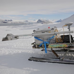 RIMFAX antenna during Field tests at Svalbard